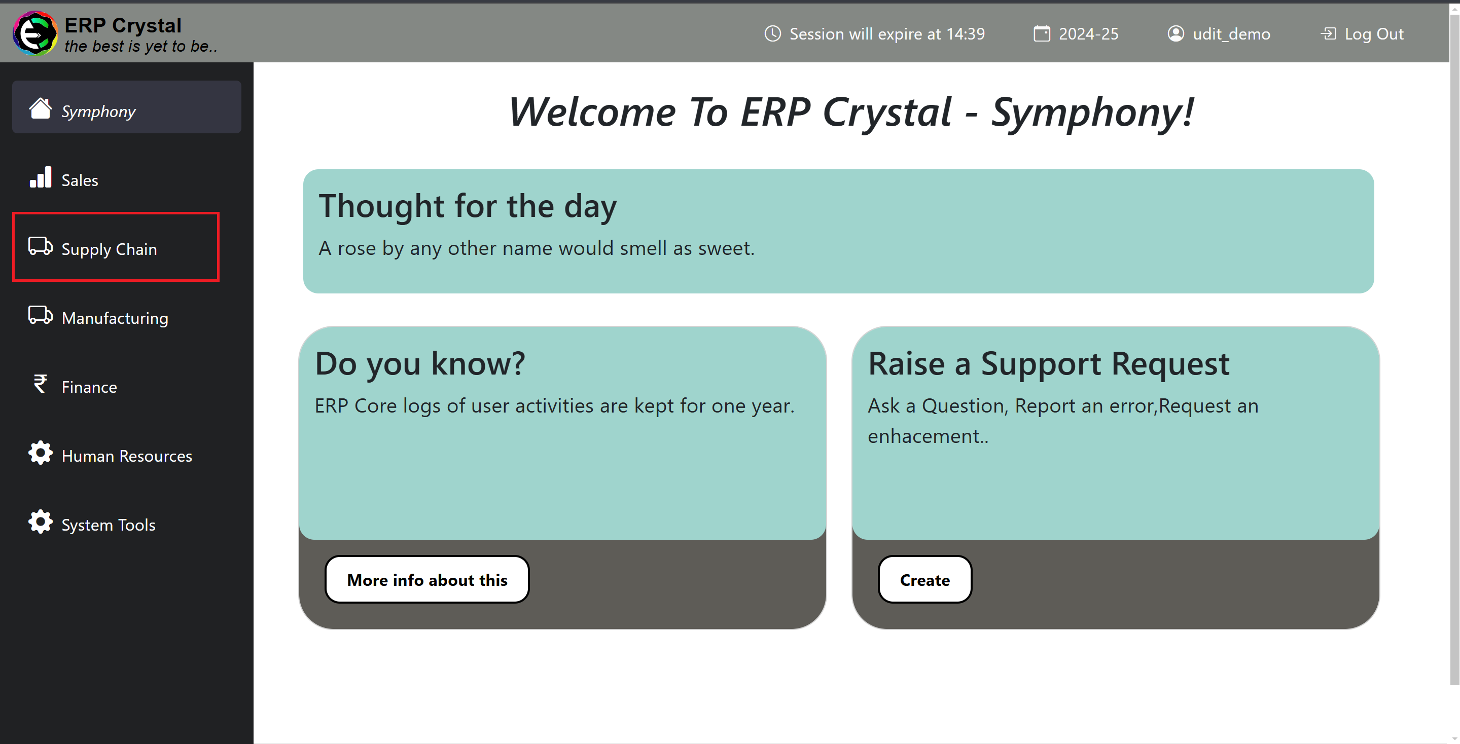 Symphony Dashboard